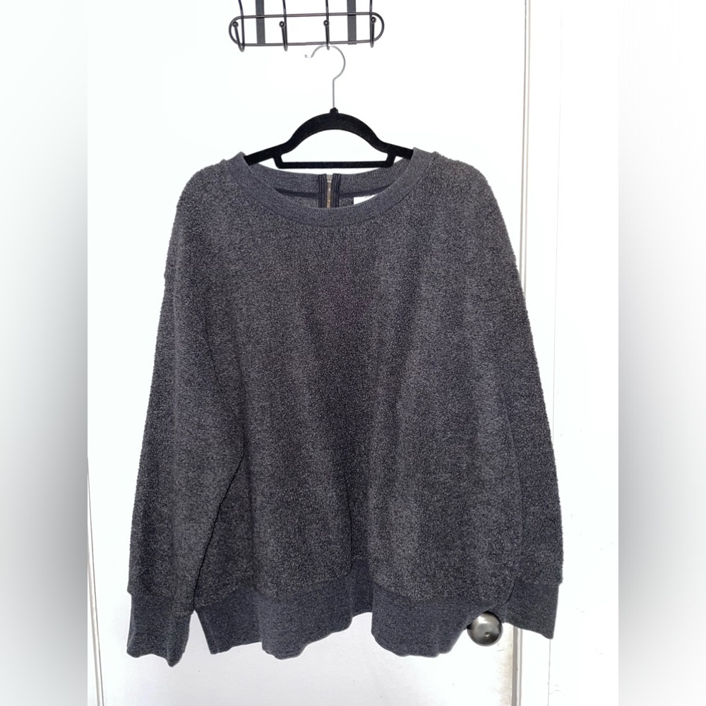 Ava & Viv Charcoal Crew Neck Sweater